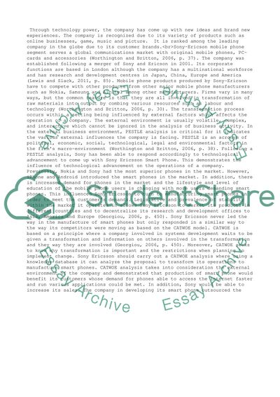 Business Operation And System