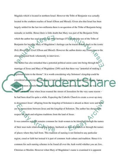 Taking the Da Vinci Code Apart