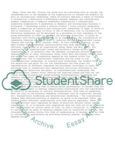 Leadership------read the requirement i send you carefully