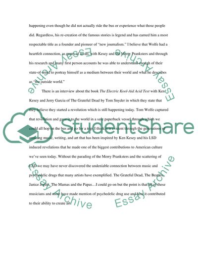 The Electric Kool-Aid Acid Tests by Tom Wolfe