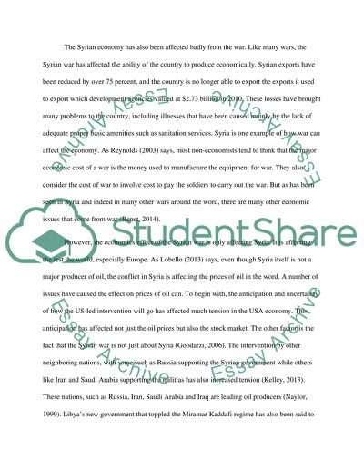 Economics of Warfare