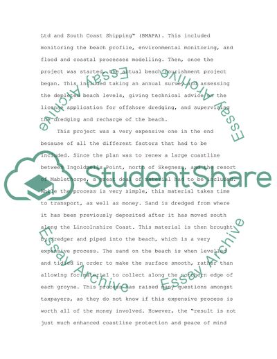 Beach nourishment (case studies)