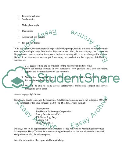 Memo for the American corpration