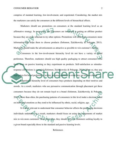 Love - consumer behavior