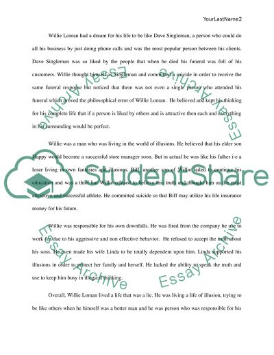 A Character Analysis of Willie in Death of a Salesman