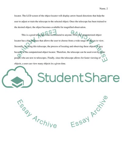 Introduce the telescope