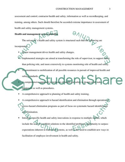 The Health and Safety System at Leeds Metropolitan University