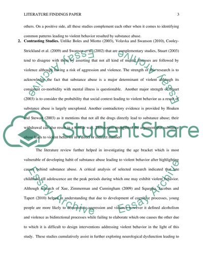 Discussion of the risk of exhibiting violent behavior