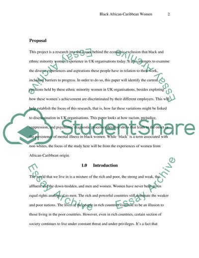 Racism: Black African-Caribbean Women In The Mental Health System