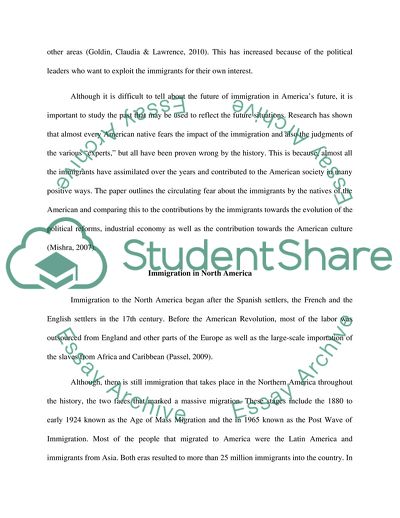 Labor Force and Immigration