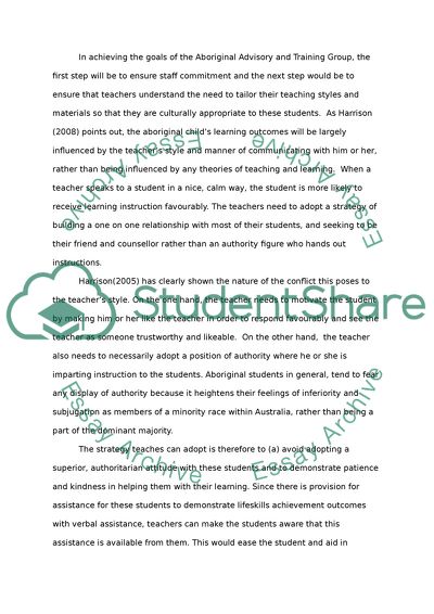 Aboriginal Education