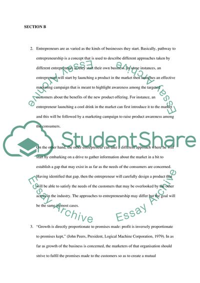 The Essence of Entrepreneurship