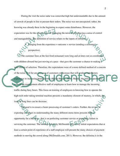 The Service Operations Management