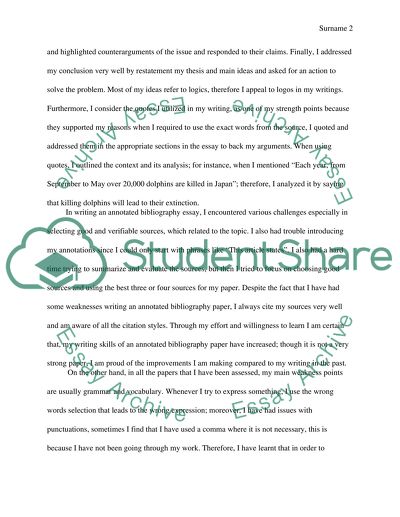 Self Assesment Proposal Essay