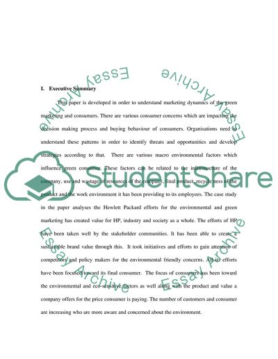 Green Marketing Dynamics