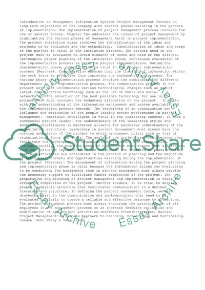 Intro MGT Informat Systems