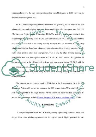 UK laser printer market analysis