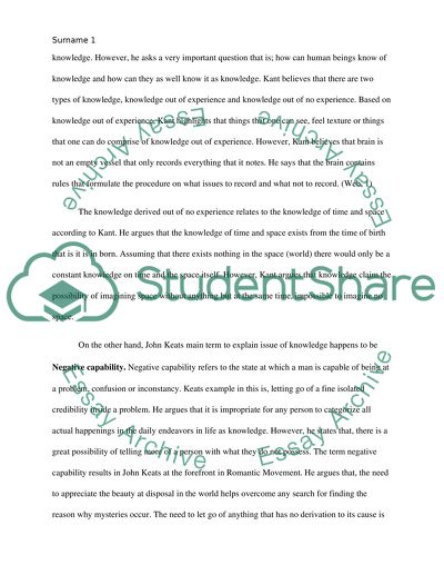 The enlightenment and romanticism