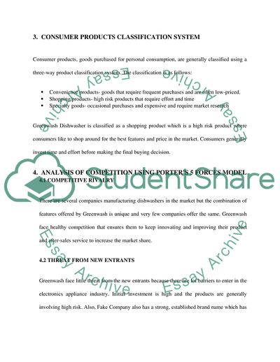 Consumer Goods Classification