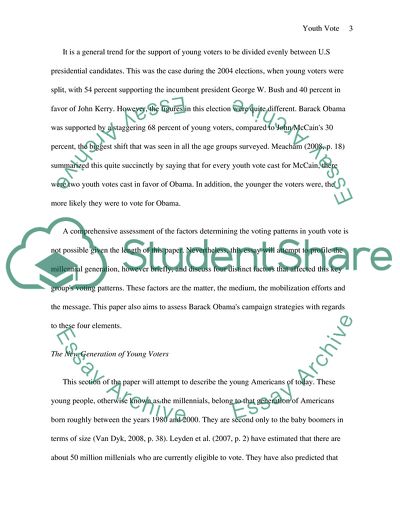 Factors Determining Voting Patterns in Youth Vote
