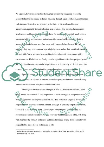 Theology College Essay