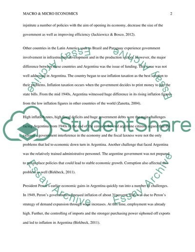 The Import-substitution Industrialisation (ISI) Failure in Argentina