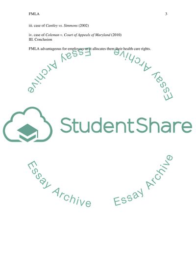 Family Medical Leave Act