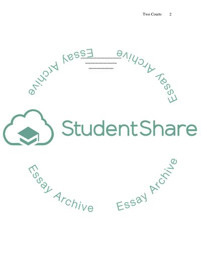 International Human Rights Law: Two Courts