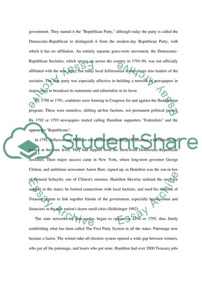 Compare the Federalist and Democratic philosophies of government