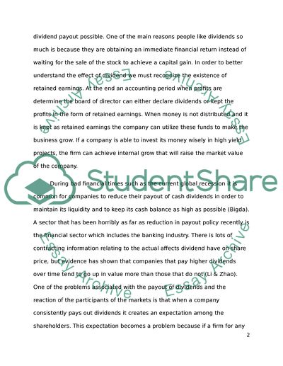 Financial Economics Issues