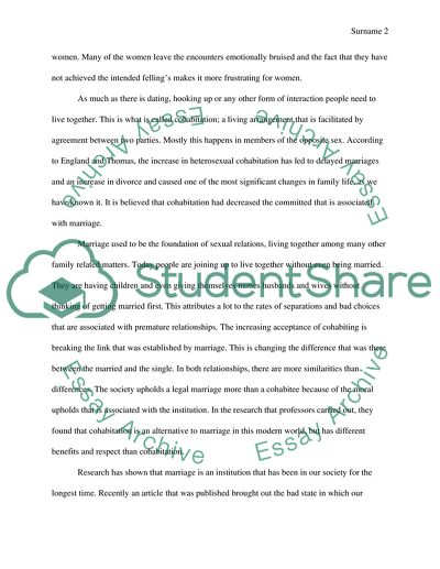 Relationships According to England and Thomas Readings