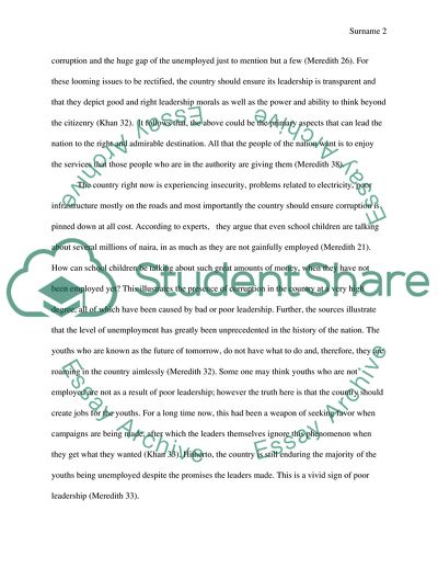 Poor Leadership In Africa: Democratic Republic of Congo Vs Nigeria