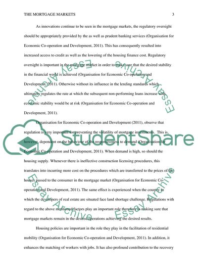 Consumer Credit and Mortgage Finance