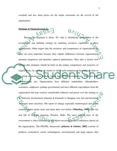 JZ Benny Plc Strategic & Financial Analysis