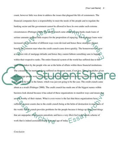 Economic World Has Changed