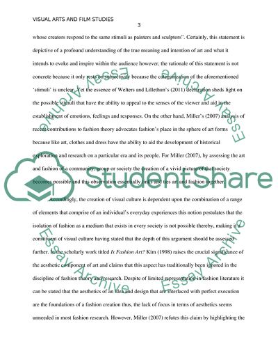 Visual Arts and Film Studies