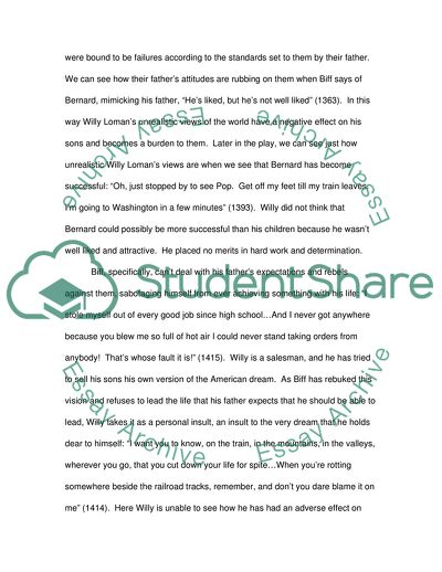 A Comparison of Salesman and Mater Harold