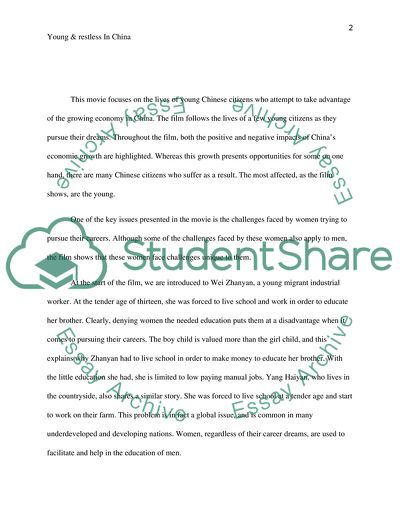 Young and Restless In China