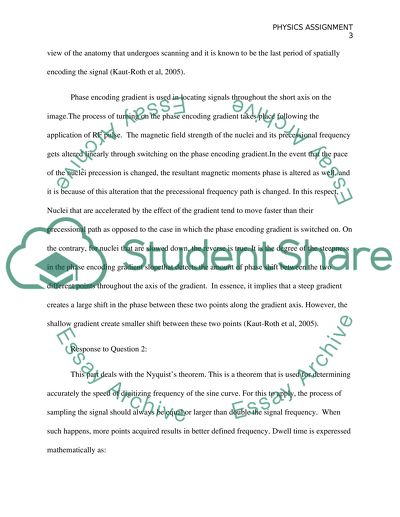 The Frequency Encoding Gradients and Phase Encoding Gradients