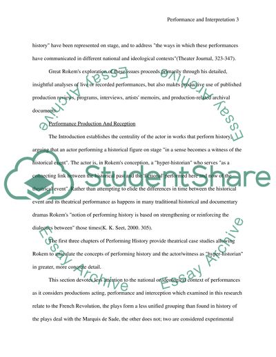 Performance and Interpretation