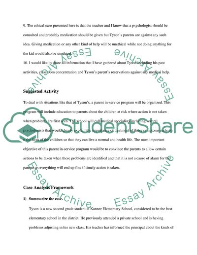 Diversity Case Analysis