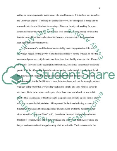 Pros and cons to open a small business