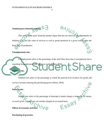 Fundamentals of Macroeconomics