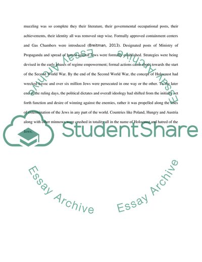 World War II and the Holocaust