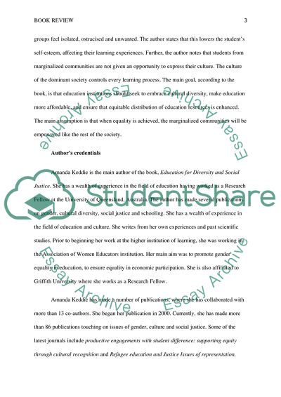 Education for Diversity and Social Justice