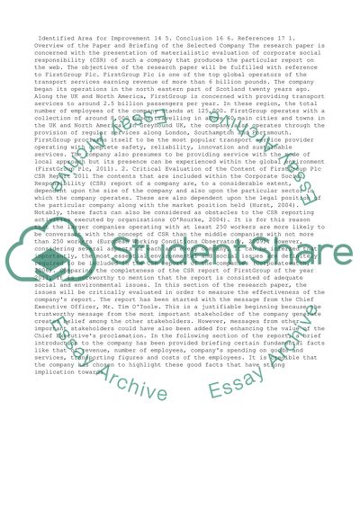 Strategy for Sustainability