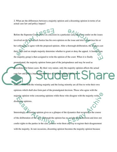 Contrast the Power of Chief Justice Roberts Jr. with that of an Associate Justice like Kennedy