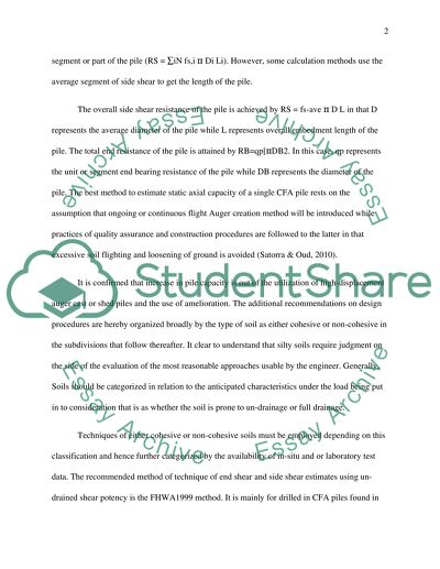 Historical Development of Continuous Flight Auger