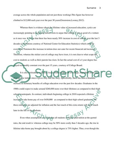 Is College Worth Dear Price of Getting Admitted