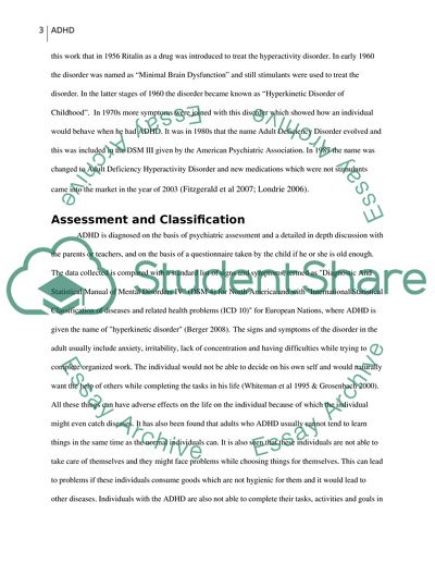 Understanding and Treating of Attention Deficit and Hyperactivity Disorder